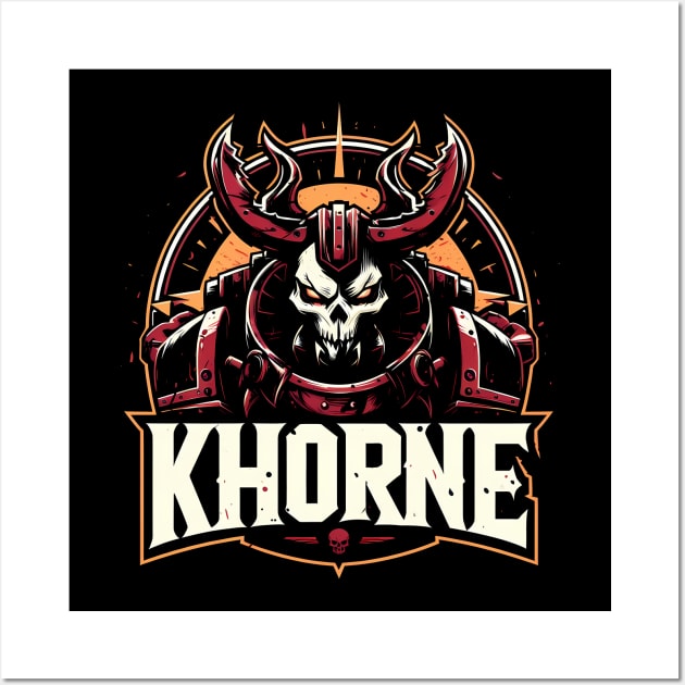 Khorne Icon Wall Art by TaevasDesign